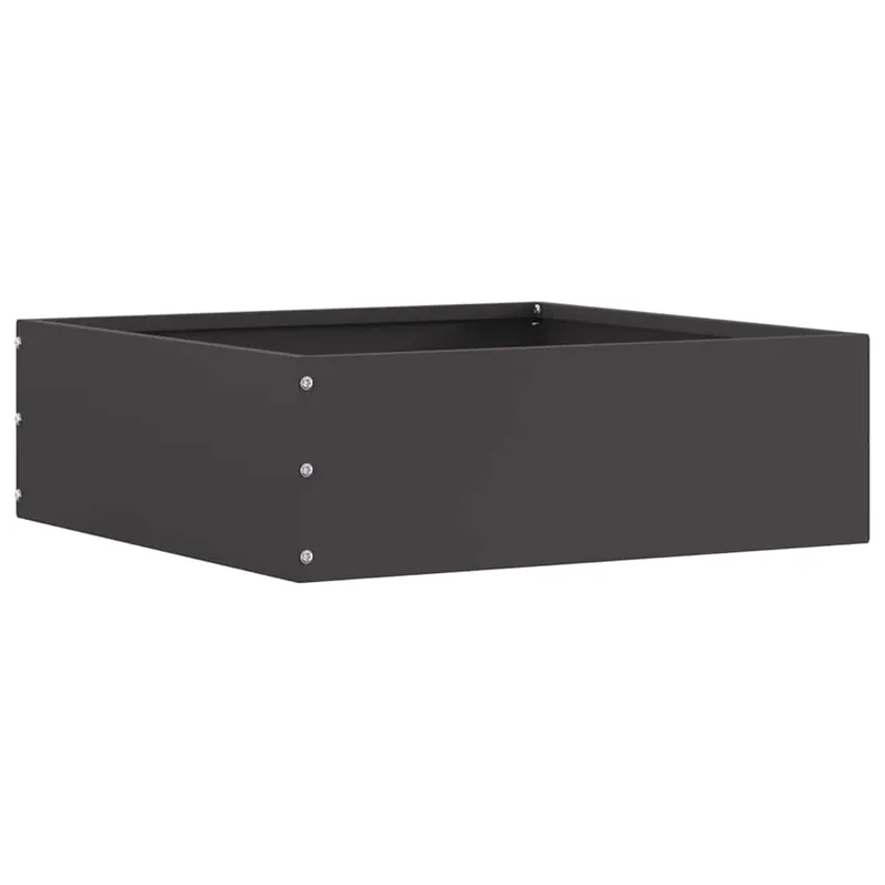 vidaXL Bordura per Prato Nero 40 x 40 x 13 cm Acciaio Meest Verkocht