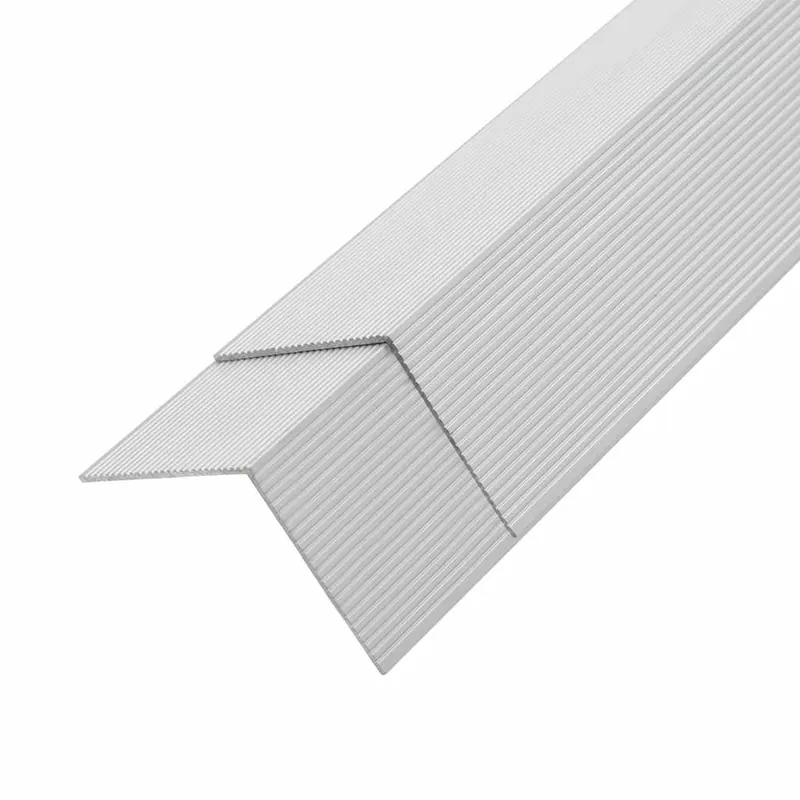 vidaXL Profili Angolari per Decking in Alluminio 170 cm Argento Koopje