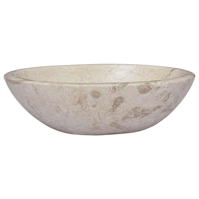 Koop Vandaag vidaXL Lavandino Crema 53x40x15 cm in Marmo
