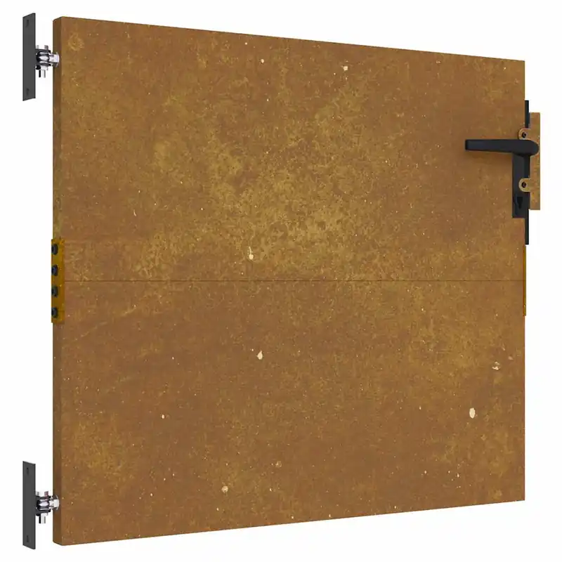 Express Levering vidaXL Cancello da giardino 85x75 cm in acciaio Corten