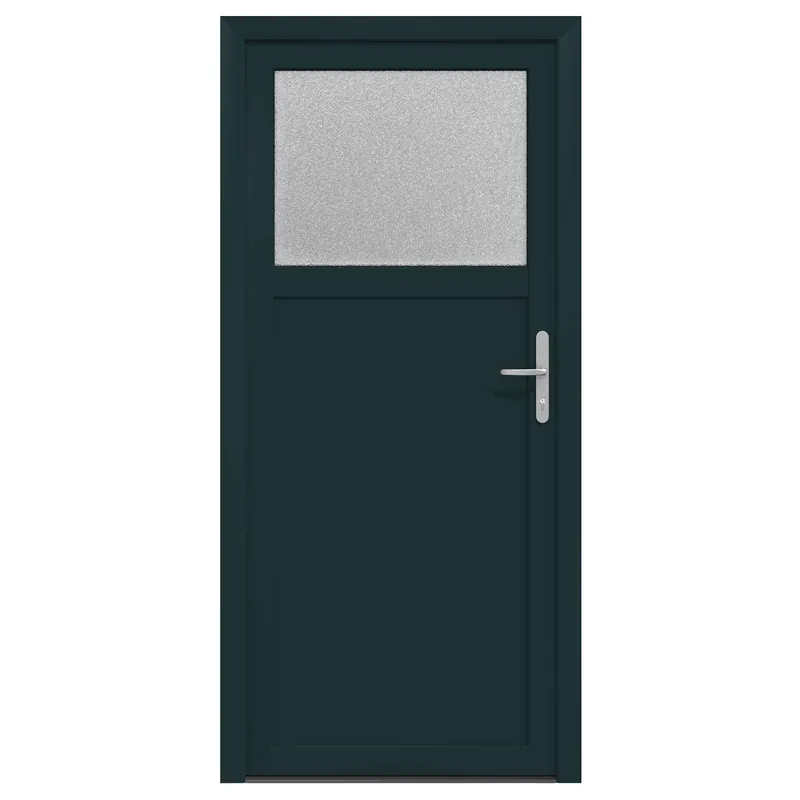 vidaXL Porta d‘ingresso laterale Antracite 98 x 198 cm PVC Meest Verkocht