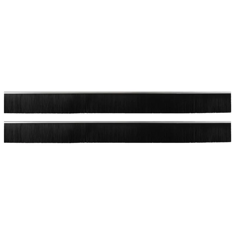 vidaXL Spazzole per porte autoadesive 2 pcs Argento 100 cm Betrouwbaar