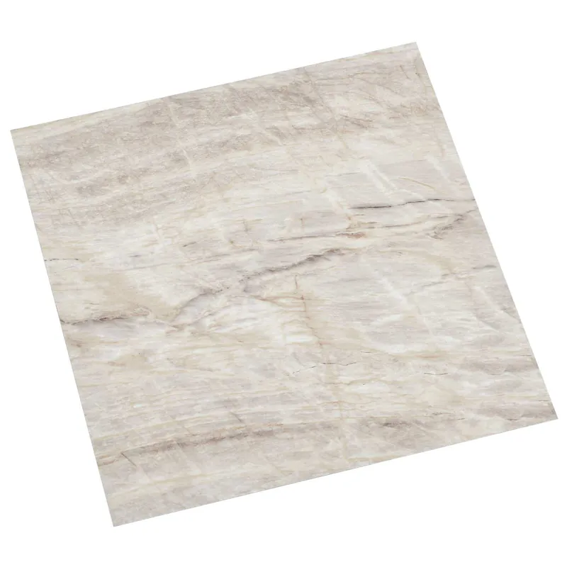 Bestseller vidaXL Tavole per Pavimenti 5,11 m² 55 pcs PVC Marrone e Beige