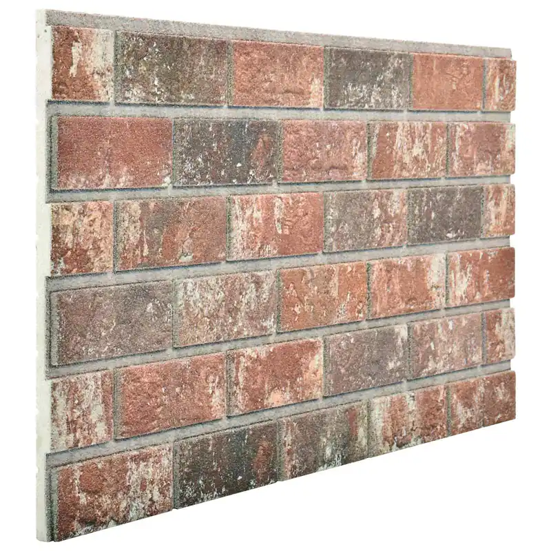 vidaXL Pannelli da parete 10 pcs Marrone Scuro e Grigio 100 x 50 cm Exclusieve Aanbieding