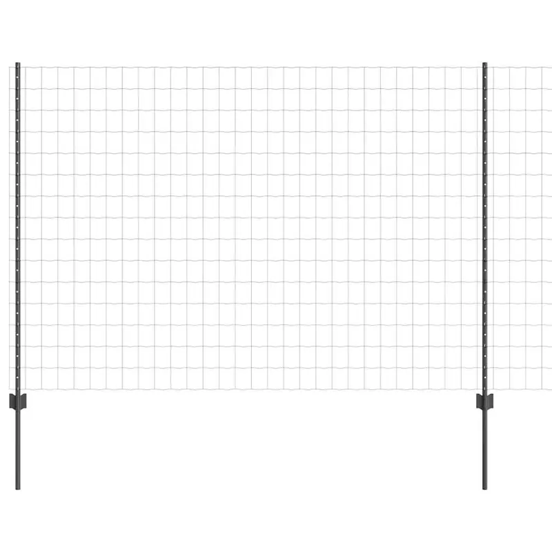 Hete Deal vidaXL Recinzione Euro con palo 10 x 1,5 m Acciaio rivestito in PVC