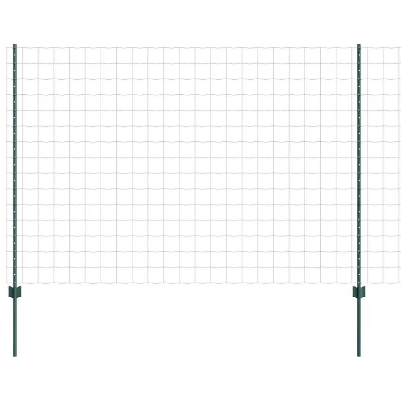 Gratis Retour vidaXL Recinzione Euro con palo 10 x 1,6 m Acciaio rivestito in PVC