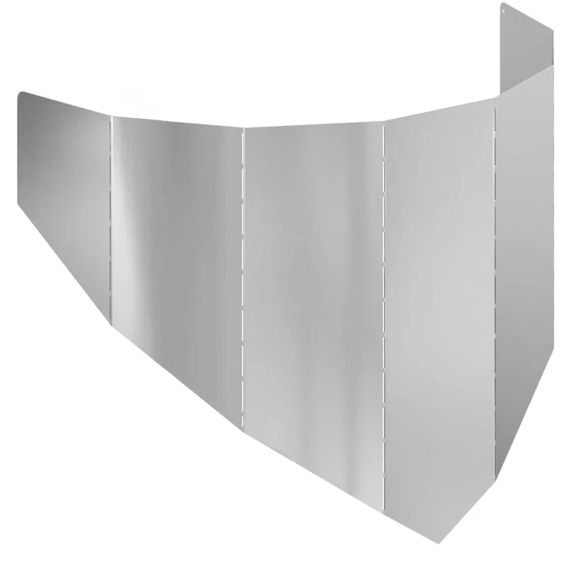 Finale Uitverkoop vidaXL Bordura per Prato 100 x 45 cm Acciaio Argento