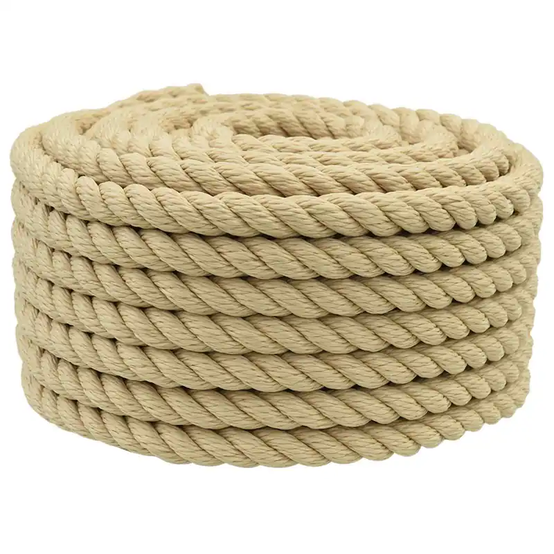 vidaXL Corda da Barca 25 m 2 Naturale PP Premium