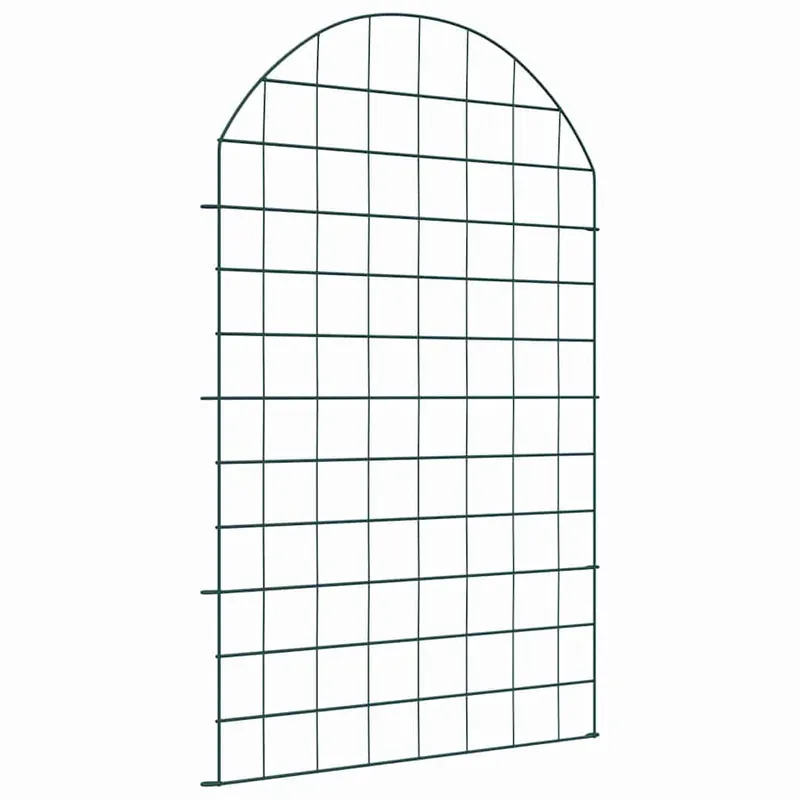 Laatste Versie vidaXL Set di Recinzione per Stagno 8 pcs Verde 50 x 80 cm Acciaio