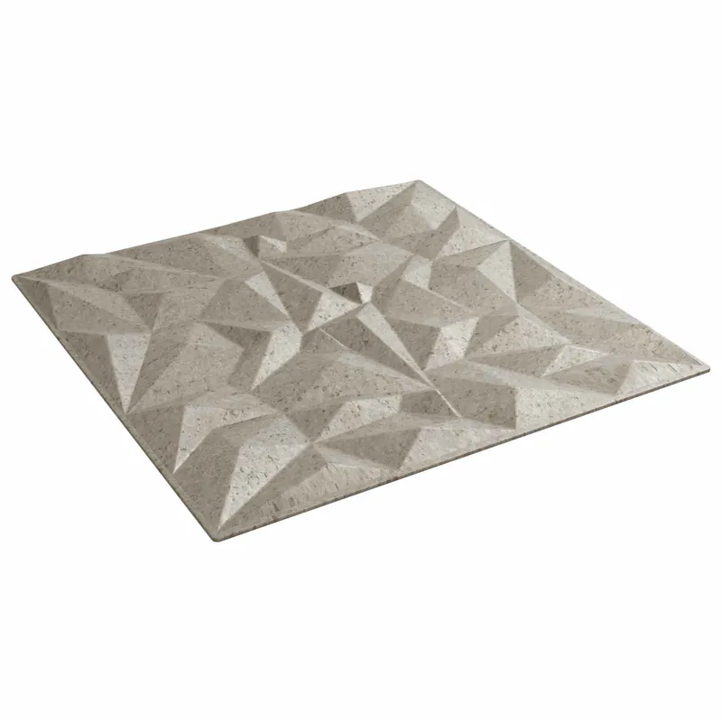 vidaXL Pannelli da parete 24 pcs Beton ametista 50 x 50 cm Schiuma XPS Uitverkoop