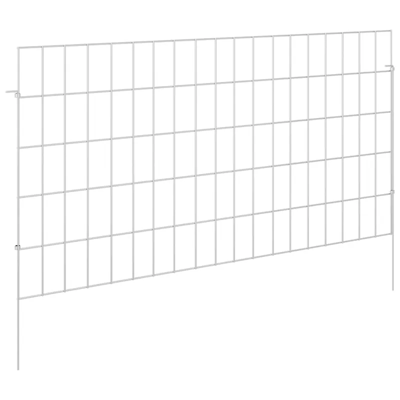 Superprijs vidaXL Recinzione da Giardino con Picchetti 24 pcs 95 x 50 cm Mesh