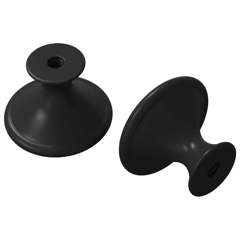 Lage Prijs vidaXL Manico 2 pcs Nero Ø30 mm Alluminio