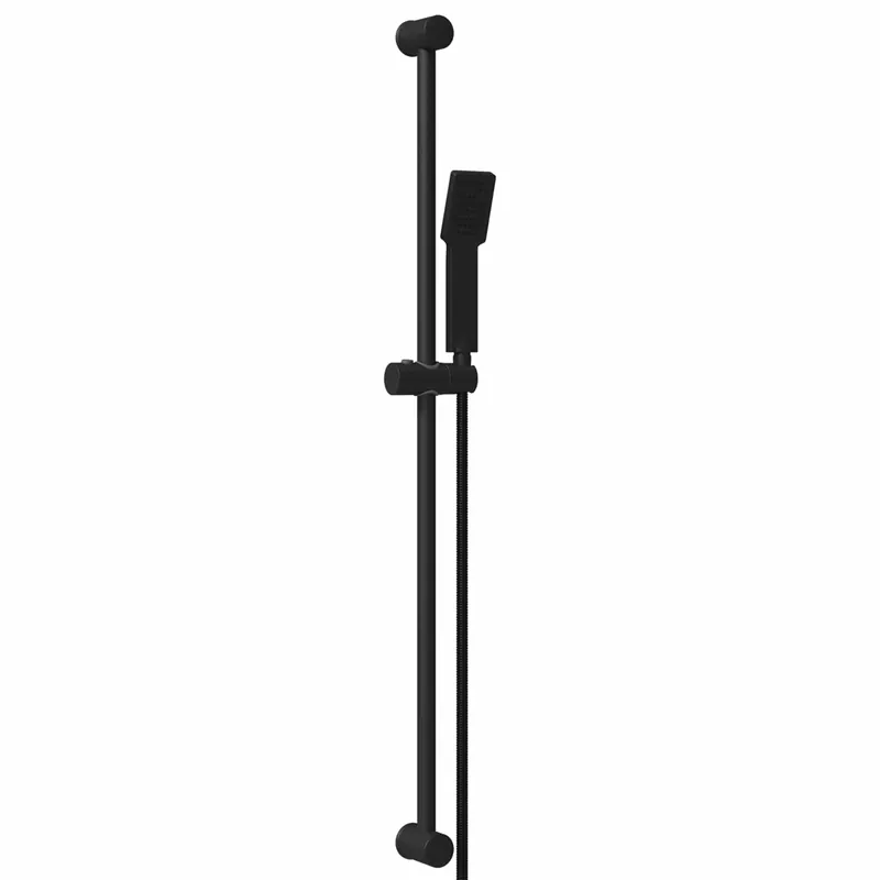 vidaXL Set di Sistema Doccia Nero 100 cm Acciaio Inox Beperkte Voorraad