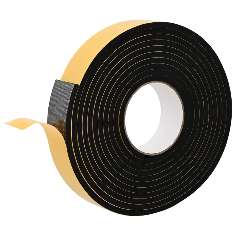 vidaXL Nastro adesivo in schiuma 10 pcs Nero 30mm x 5m Schiuma CR Dagaanbieding