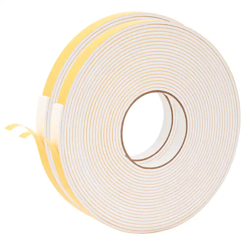 vidaXL Nastro adesivo in schiuma 2 pcs Bianco 10mm x 10m Schiuma CR Beperkt Aanbod