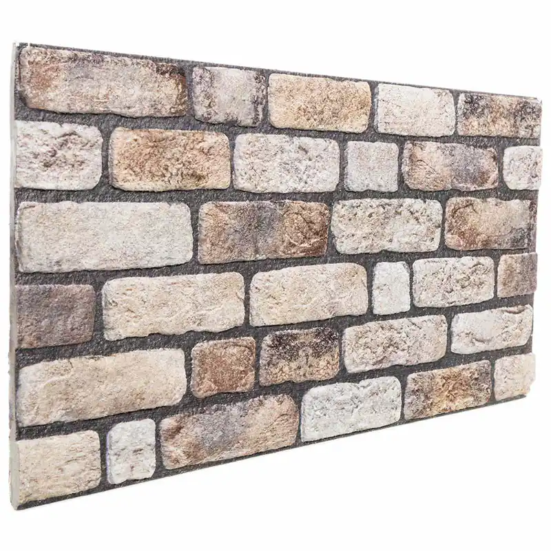 Tijdelijk Beschikbaar vidaXL Pannelli da parete 10 pcs Marrone Chiaro 100 x 50 cm