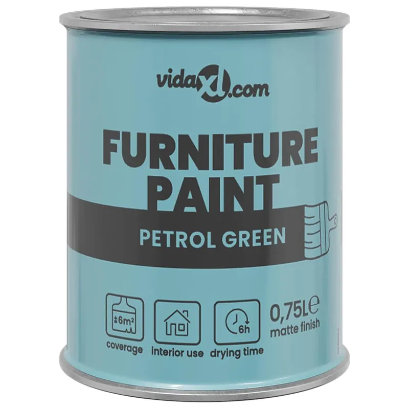 vidaXL Vernice per mobili Verde 0,75 L Stampa da parete Koop Vandaag