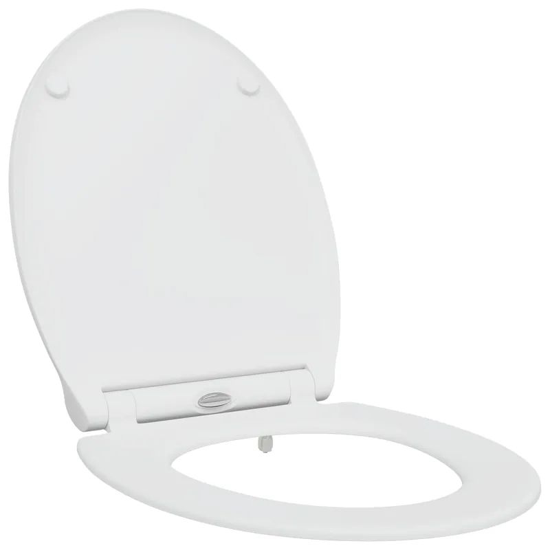 vidaXL Sedile del WC Bianco 45,5 x 37,5 x 3,8 cm Duroplast Korting