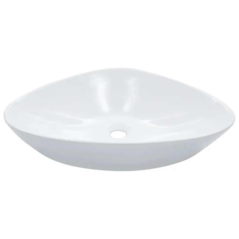 Koopje vidaXL Lavandino 58,5x39x14 cm in Ceramica Bianco