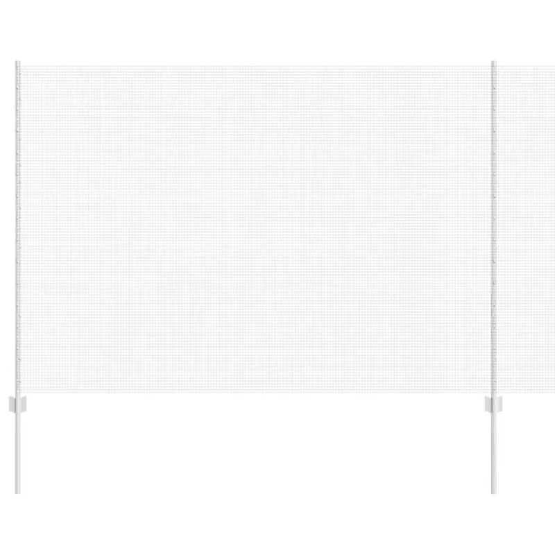 vidaXL Recinzione in rete saldata con pali 25 x 1,6 m Acciaio zincato Koop Online