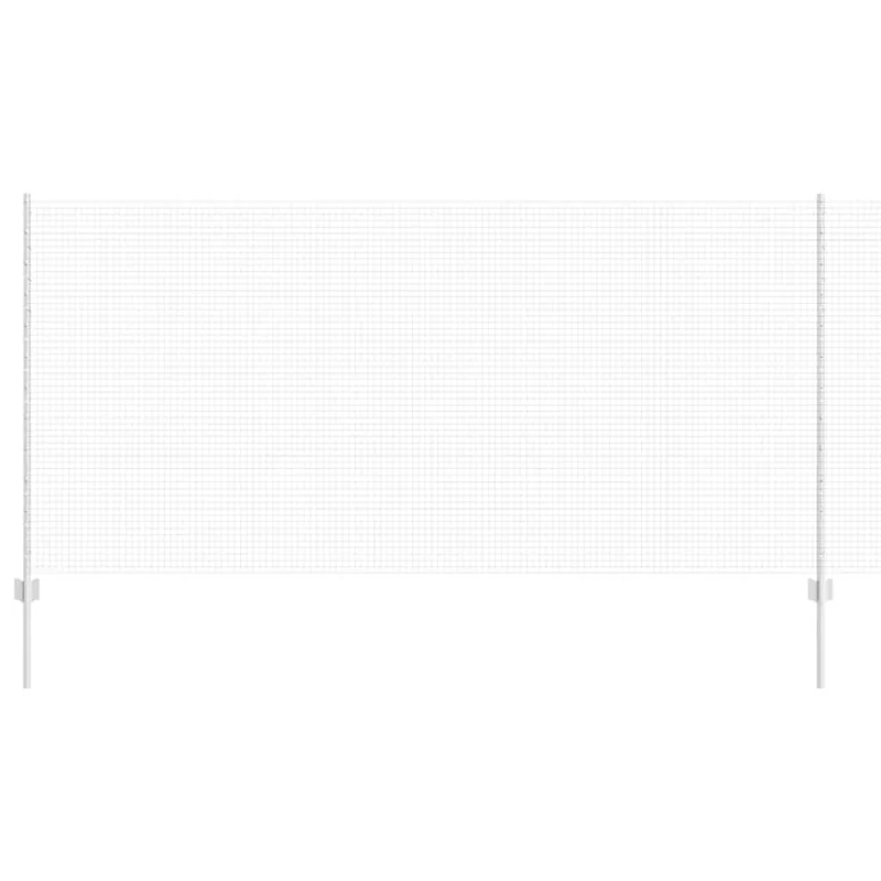 Goedkoop vidaXL Recinzione in rete saldata con pali 10 x 1,2 m Acciaio zincato