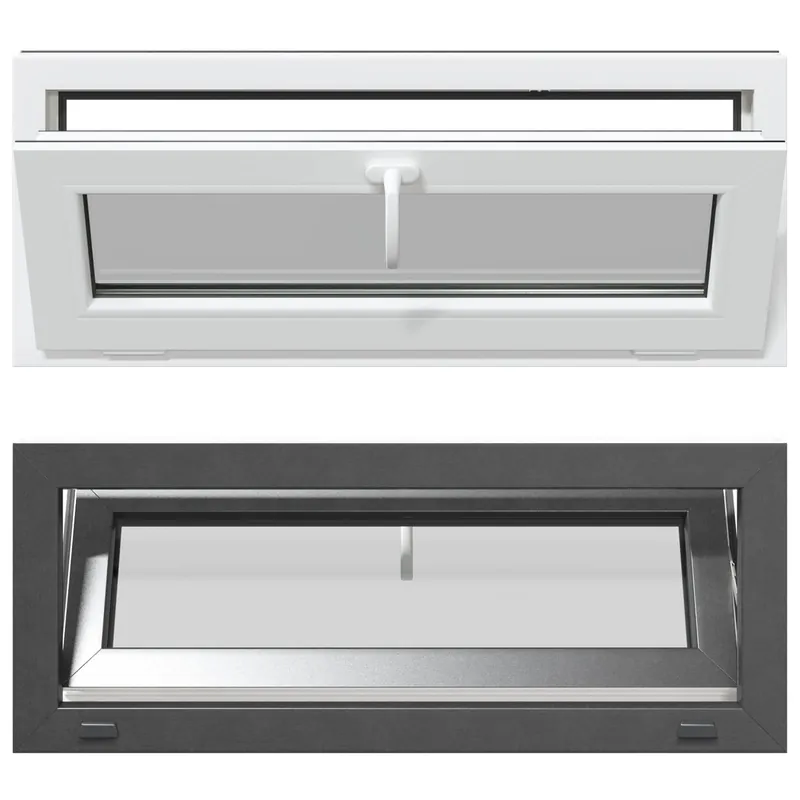 Hete Deal vidaXL Finestra per Soffitta RISOR 100 x 40 cm PVC e Vetro Antracite