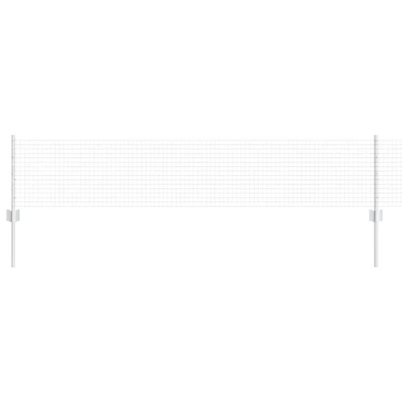 vidaXL Recinzione in rete saldata con pali 100 x 0,4 m Acciaio zincato Flitsaanbieding