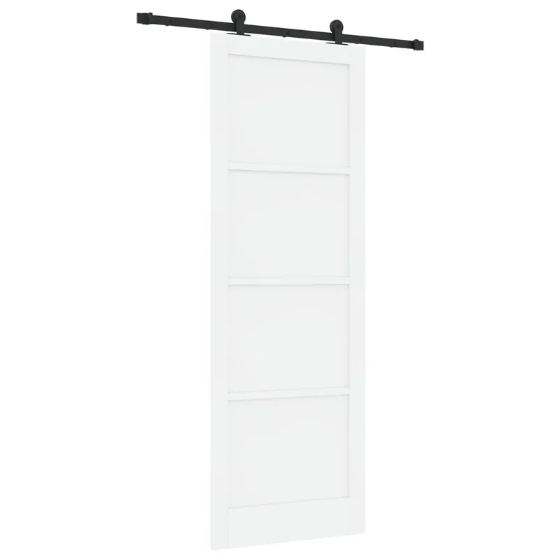 vidaXL Porta scorrevole ORKDAL Bianco 83 x 232 cm Gratis Retour