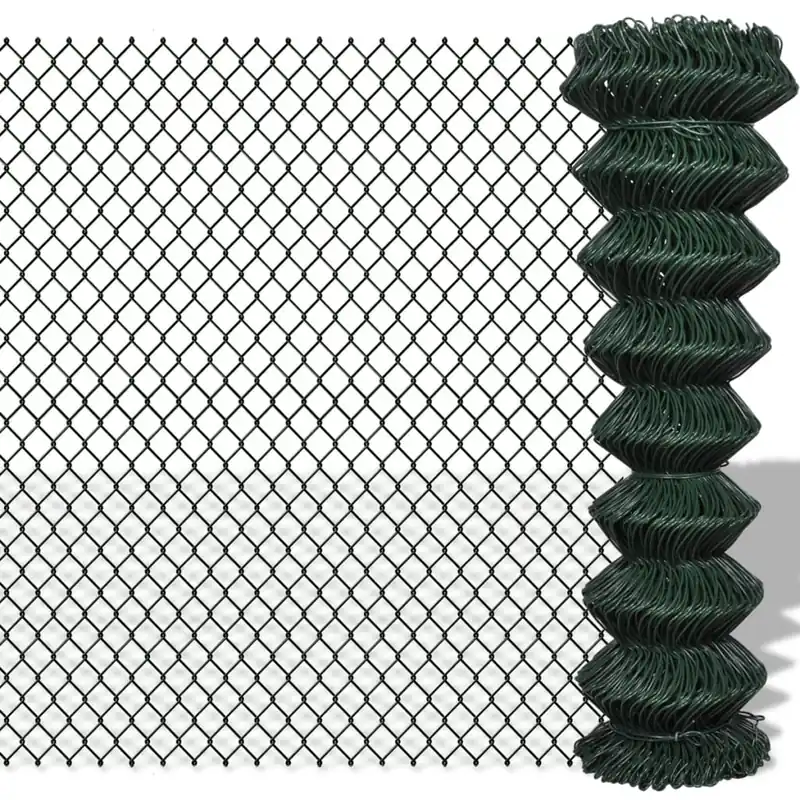 Snelle Levering vidaXL Recinzione a Rete in Acciaio 1,5x25 m Verde