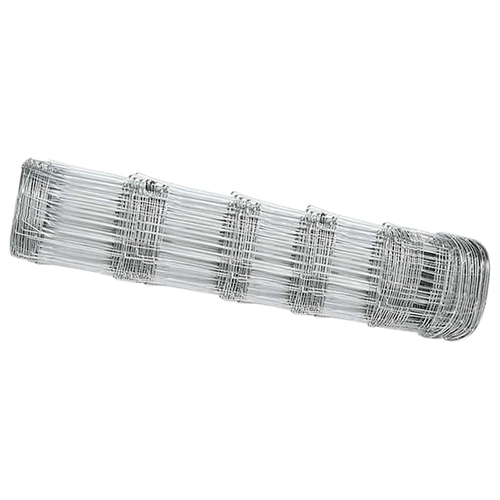 Goedkoop vidaXL Recinzione da campo Argento
