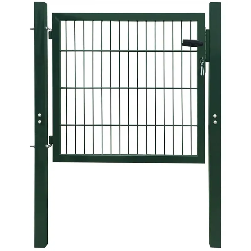 Beste Prijs vidaXL Cancello per Recinzione 2D (Singolo) Verde 100x80 cm