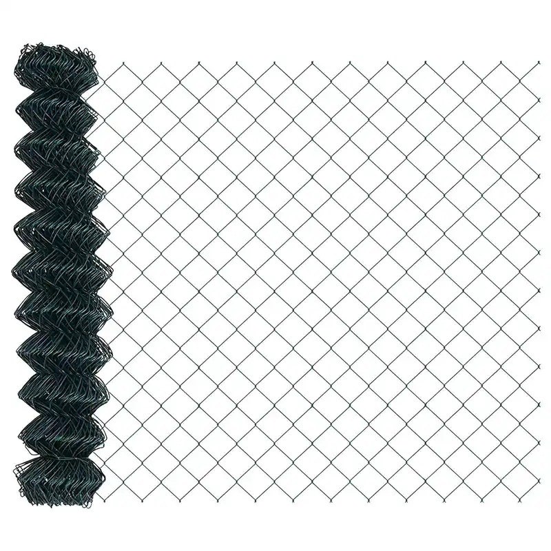 Goedkoop vidaXL Recinzione a rete metallica 25 x 1,4 m Acciaio Verde