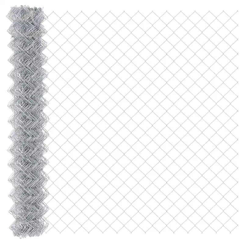 Koop Vandaag vidaXL Recinzione a rete metallica 10 x 1,5 m Acciaio zincato Argento