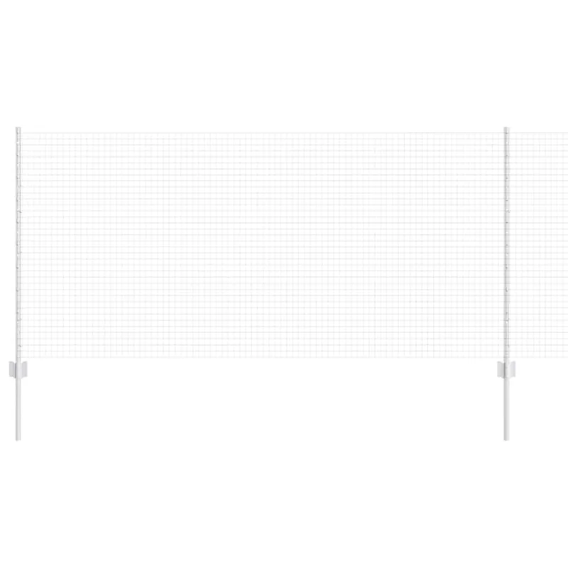 Express Levering vidaXL Recinzione in rete saldata con pali 50 x 1 m Acciaio zincato