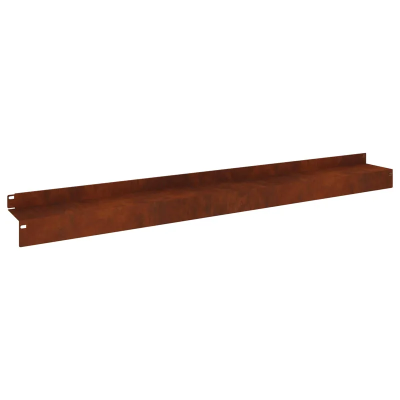 Bestseller vidaXL Bordura per Prato 10 pcs 100 x 10 x 8 cm Acciaio Ruggine