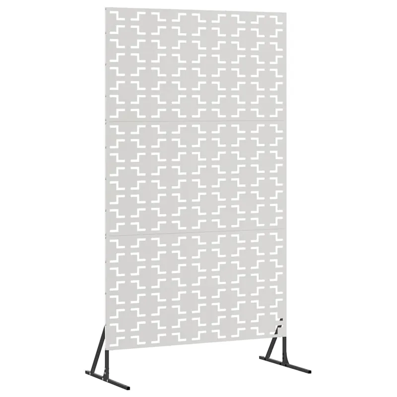 Op = Op vidaXL Schermo per Privacy 100 x 50 x 180 cm Acciaio Inox Argento