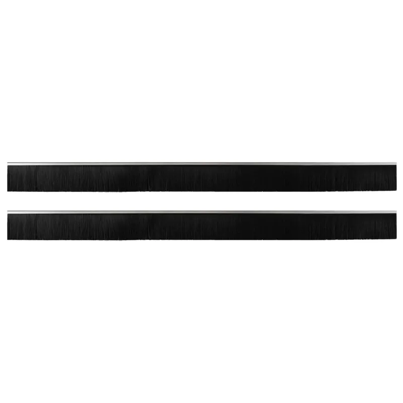 Koop Vandaag vidaXL Spazzole per porte autoadesive 2 pcs Argento 100 cm