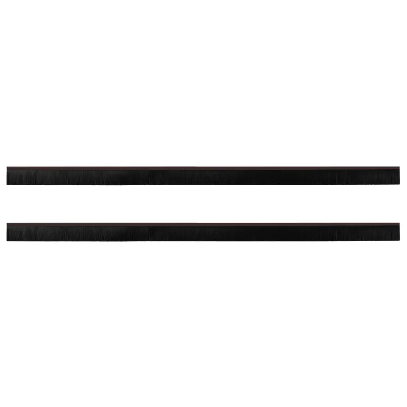 vidaXL Spazzole per porte autoadesive 2 pcs Marrone 100 cm Premium