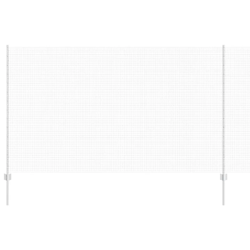 Weekendaanbieding vidaXL Recinzione in rete saldata con pali 50 x 1,4 m Grigio Rete