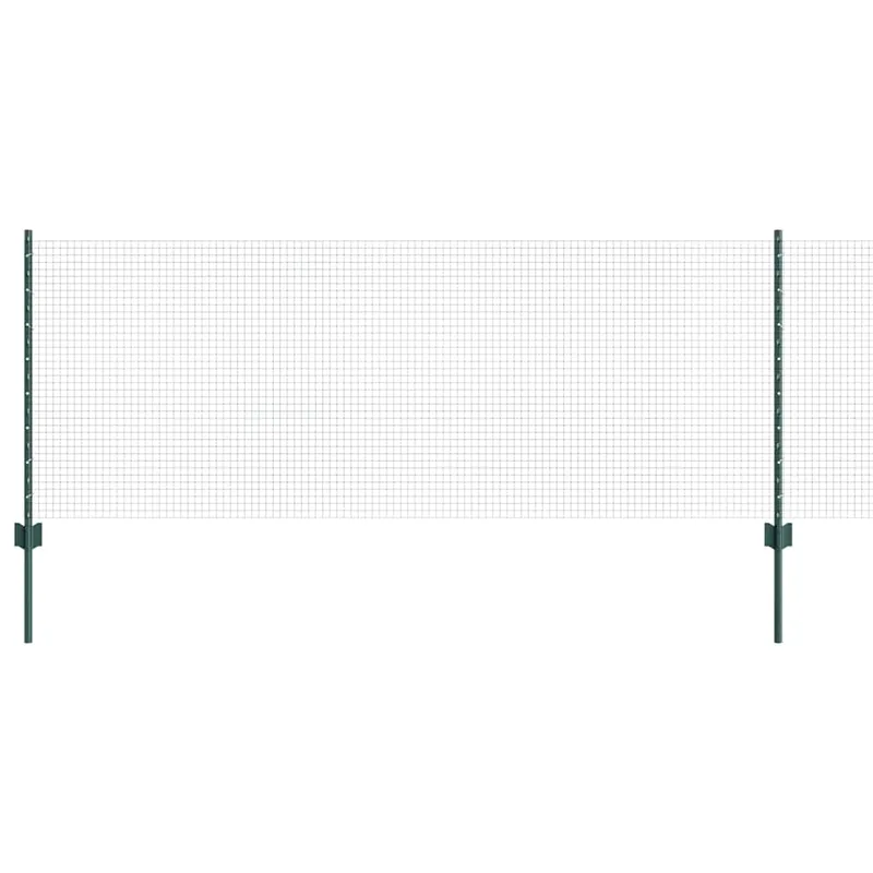 Merkproduct vidaXL Recinzione in rete saldata con pali 50 x 0,8 m Verde Rete