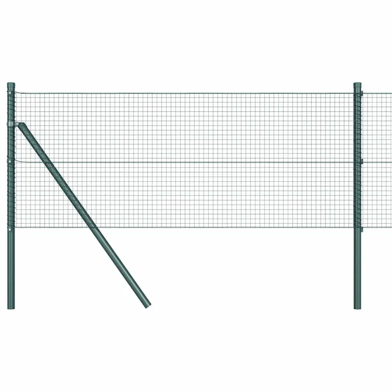 vidaXL Recinzione a rete saldata da fissare a terra 100 x 0,4 m Verde Fabrieksprijs