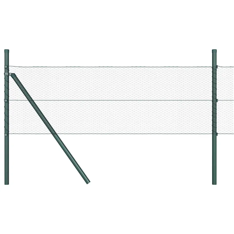 Speciale Aanbieding vidaXL Fissaggio a terra esagonale per recinzione 100 x 0,5 m Grigio