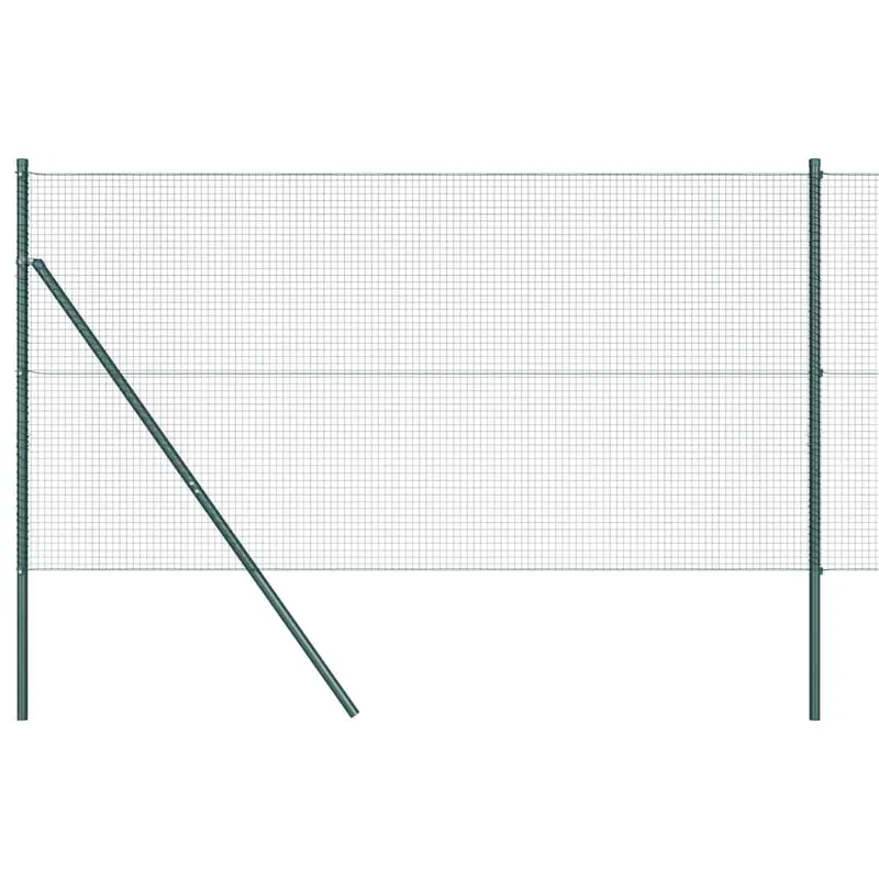 Weekendaanbieding vidaXL Recinzione a rete saldata da fissare a terra 50 x 1,4 m Verde