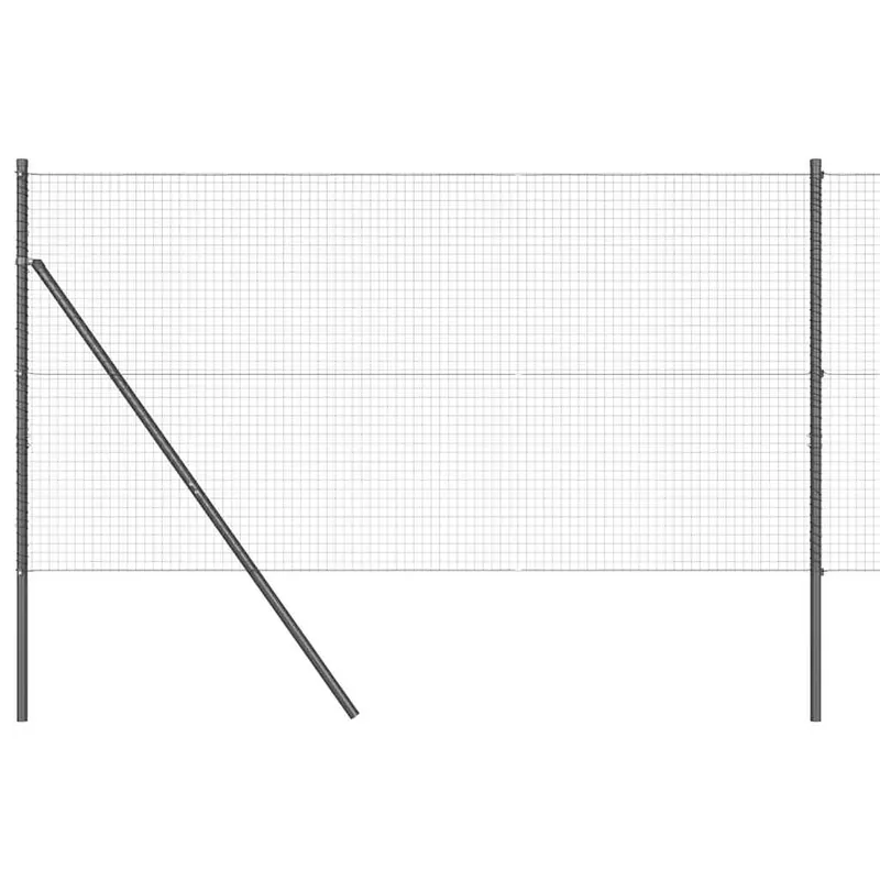 Aanbieding vidaXL Recinzione a rete saldata da fissare a terra 25 x 1,4 m Grigio