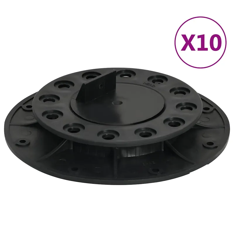 vidaXL Piedini Regolabili per Decking 10 pz 20-30 mm Dagaanbieding