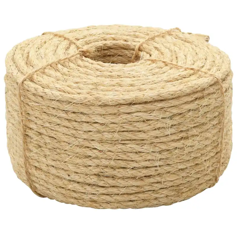vidaXL Corda in Sisal 100% 6 mm 100 m Snelle Levering
