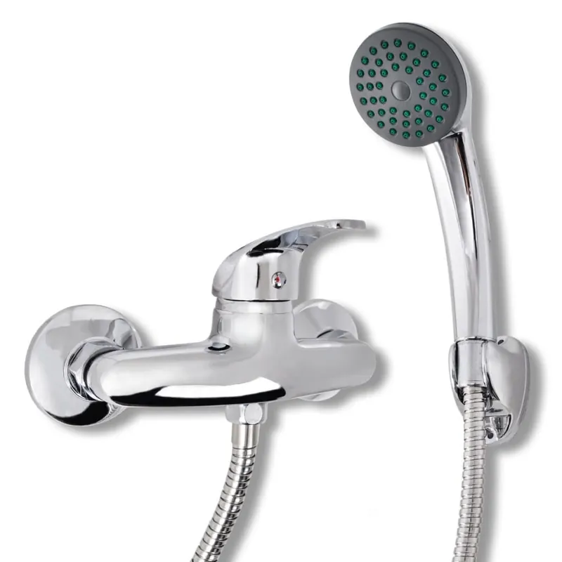 Snelle Levering vidaXL Rubinetto Miscelatore per Bagno e Doccia Cromo