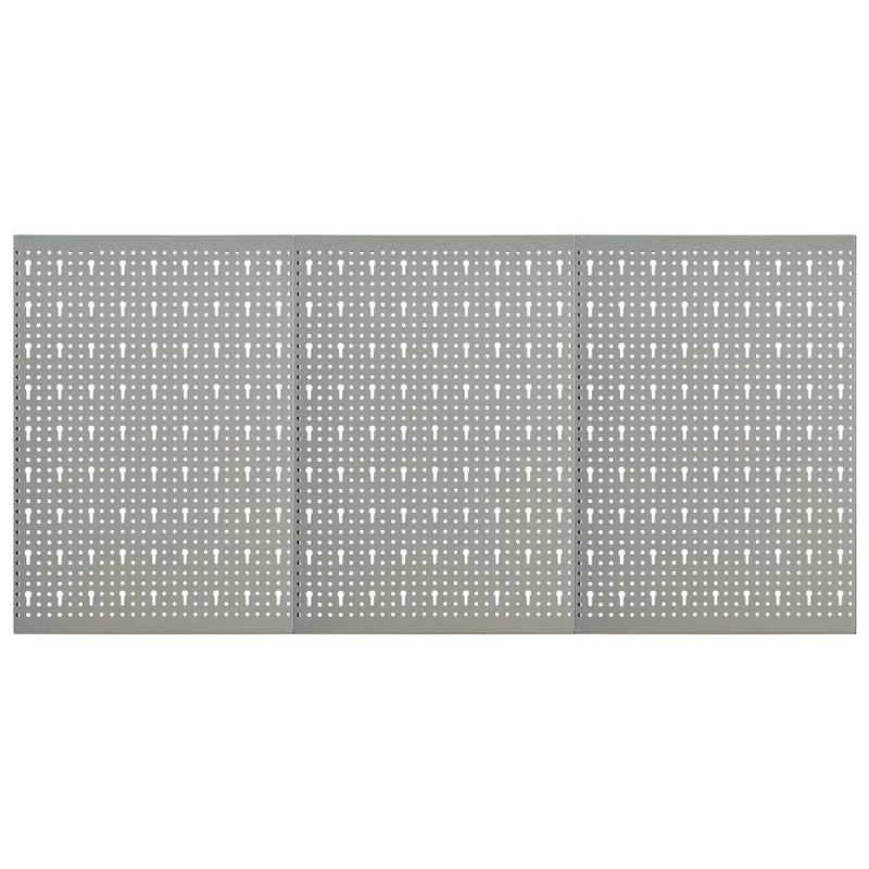 Gereduceerde Prijs vidaXL Pannelli per Utensili a Parete 3 pz 40x58 cm Acciaio