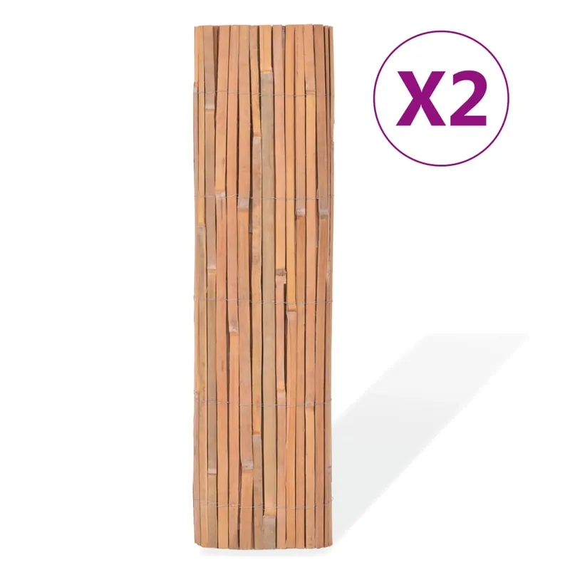 Betrouwbaar vidaXL Recinzioni in Bambù 2 pz 100x400 cm