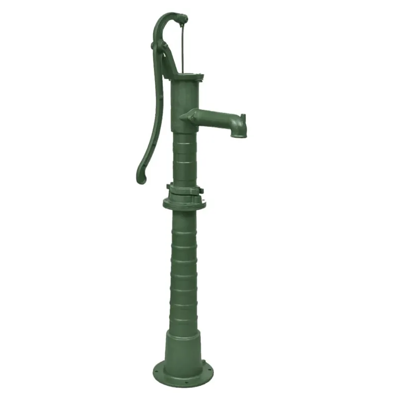 vidaXL Pompa d‘Acqua con Supporto per Giardino in Ghisa Aanbieding
